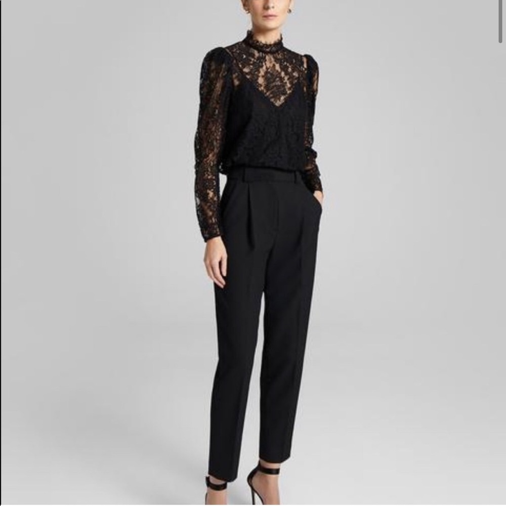 A.L.C. Colin Black High Waisted Pants